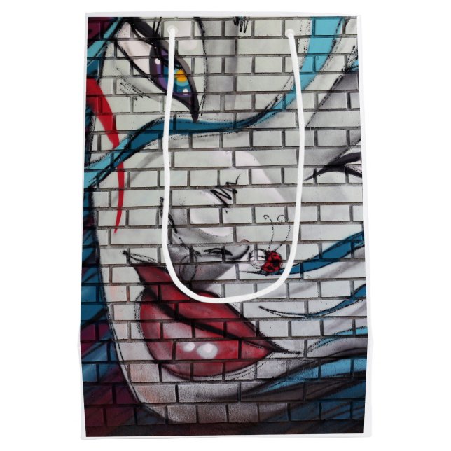 Asiatisk flicka graffiti  (Baksidan)