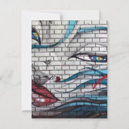Asiatisk flicka graffiti