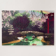 Asiatisk Garden 3D Art