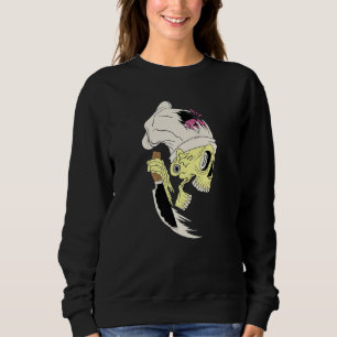 Asiatisk Japansk Dödskalle Matlagning Restaurang T Shirt