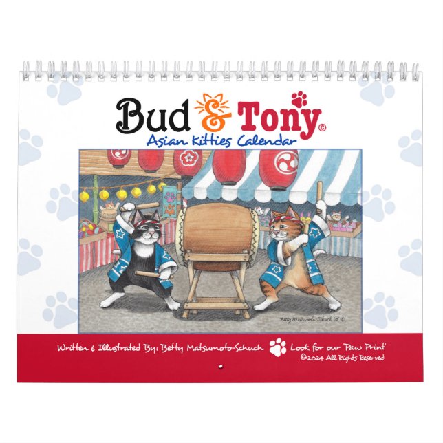 Asiatisk Kattunge-kalender Kalender (Omslag)