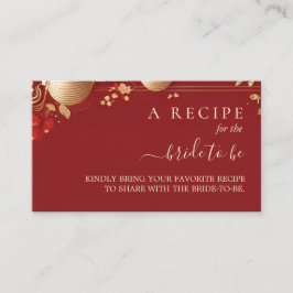 Asiatisk kinesisk Bilingual Hei Bold-Möhippa Tilläggskort