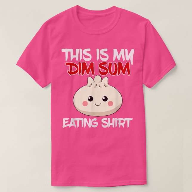 Asiatisk kinesisk mat Restaurant Dim Sum Eat 4 T Shirt (Design framsida)