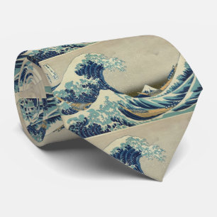 Asiatisk konst - underbaren vinkar av Kanagawa Slips