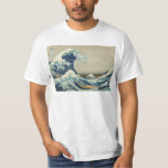 Asiatisk konst - underbaren vinkar av Kanagawa Tee<br><div class="desc">Asiatisk konst - underbaren vinkar av Kanagawa som underbaren vinkar av Kanagawa (神奈川沖浪裏), också som är bekant, som underbaren vinkar eller enkelt vinka, vid den japanska ukiyo-ekonstnären Hokusai. som delen av Hokusais serie Thirty-six beskådar av Mount Fuji (富嶽三十六景).</div>