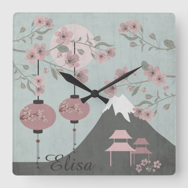 Asiatisk landskapsvård - blommar - bergslyktor fyrkantig klocka (Framsida)