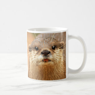 Asiatisk liten klöst utter kaffemugg