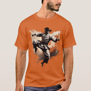 Asiatisk mästare Katate Fighter i spinnspark T Shirt