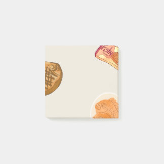 Asiatisk mat 20 klisterlappar post-it block