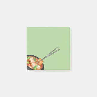 Asiatisk mat 9 klisterlappar post-it block