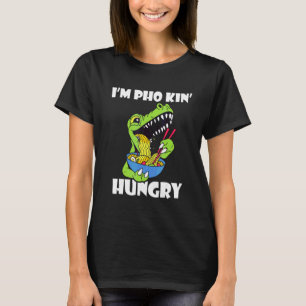 Asiatisk mat hungrig mat skämt drak Pho skål Pho s T Shirt