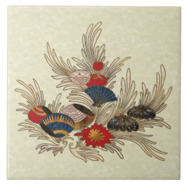 Asiatisk Oceanen Deco Kakelplatta