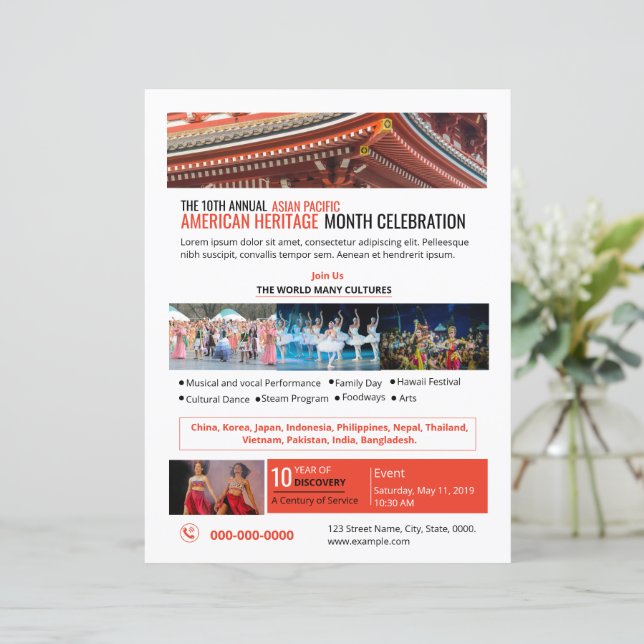 Asiatisk pacifistisk minnesmånad - utflyter (Stående Fram)