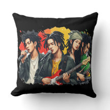 Asiatisk Reggae-Band K-Pop Dreadlocks Rasta