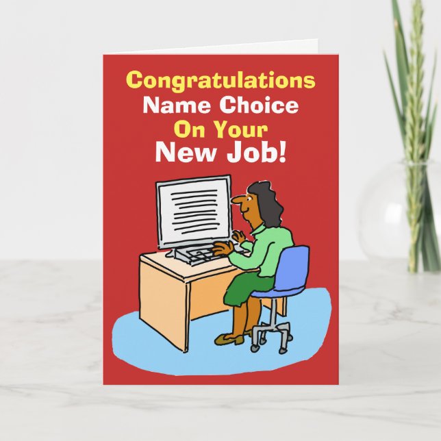 Asiatisk sekreterare eller personlig assistent. Ny Kort (Framsida)