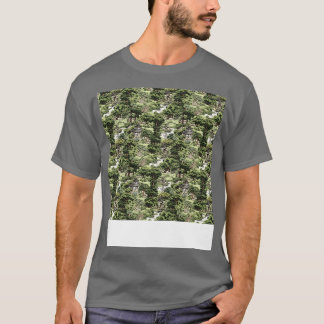 Asiatisk, sömlös Mönster Gammal japansk-koreanska T Shirt