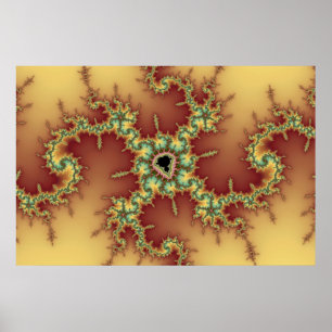 Asiatisk spindel - Poster rektangulärt