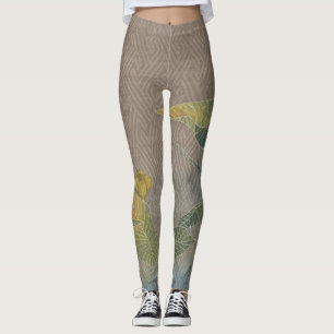 Asiatisk Stil Art Leggings