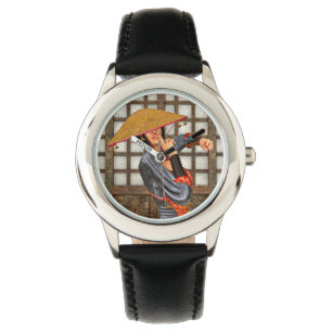 Asiatisk stridskvinna armbandsur
