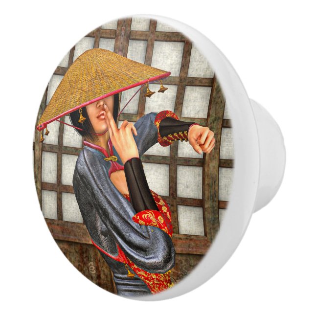 Asiatisk stridskvinna knopp (Höger)