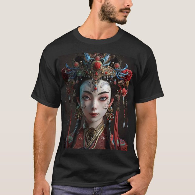 asiatisk succubus t shirt (Framsida)
