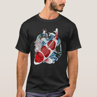Asiatisk tatuering | Japansk Koi-fisk | T-Shirts