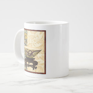 Asiatisk teaterkonst med Bowl och Dragon Design Jumbo Mugg