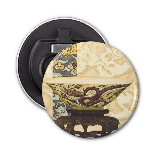 Asiatisk terapi med Bowl och Dragon Design Flasköppnare (Framsidan)