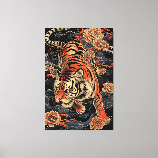 Asiatisk tiger canvastryck