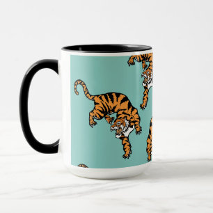 Asiatisk Tiger Mönster Mugg