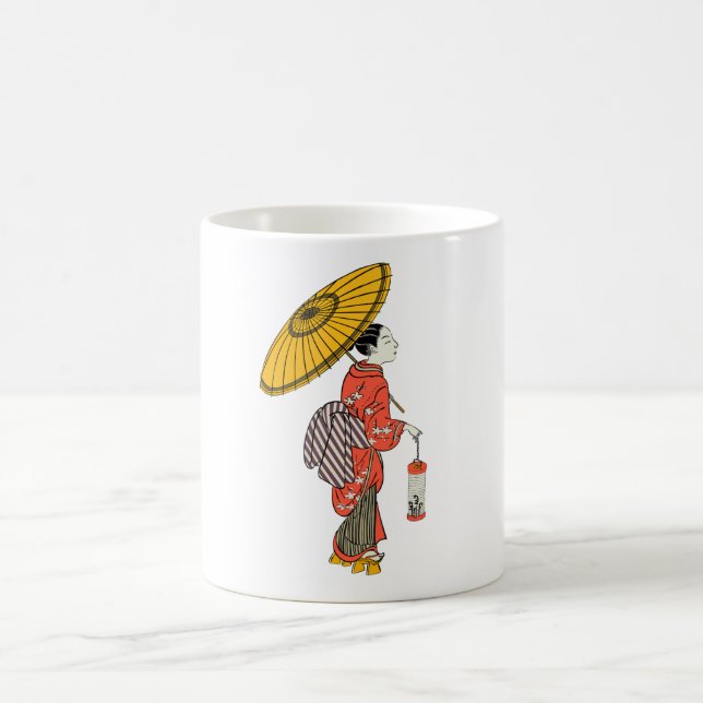 Asiatisk Woman Coffee Mugg (Center)