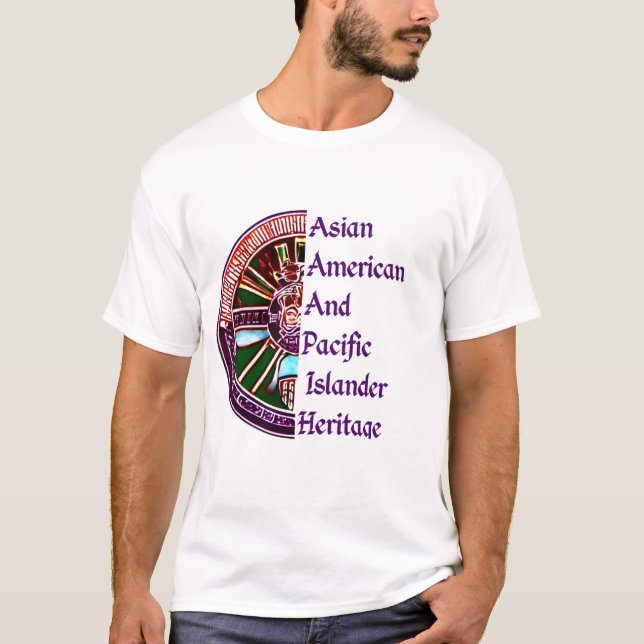 Asiatiska amerikanska och Stillahavsöarnas kultura T Shirt (Framsida)
