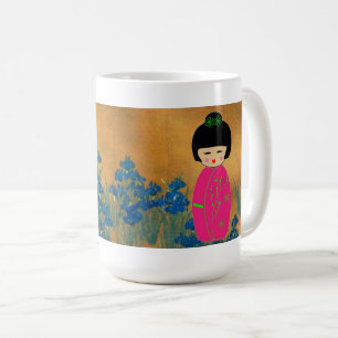 Asiatiska dockor kaffemugg