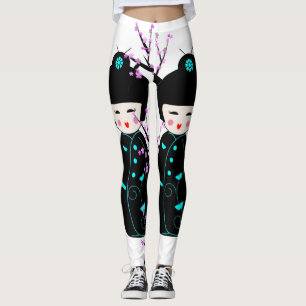 Asiatiska dockor Kvinnors förband Leggings