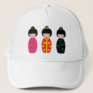 Asiatiska dockor truckerkeps