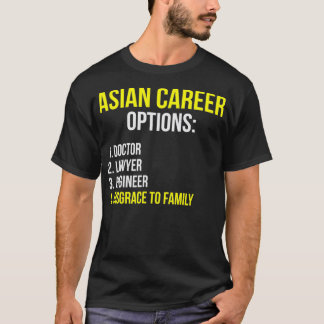 Asiatiska karriäralternativ Student Funny Tiger T Shirt