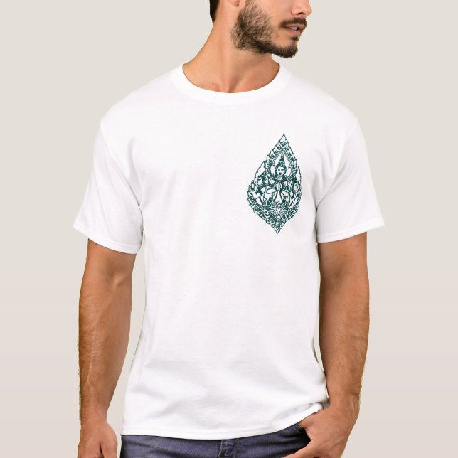 ASIATISKA KONSTDESIGNER FÖR YANT BUDDHA T-SHIRT (Framsida)