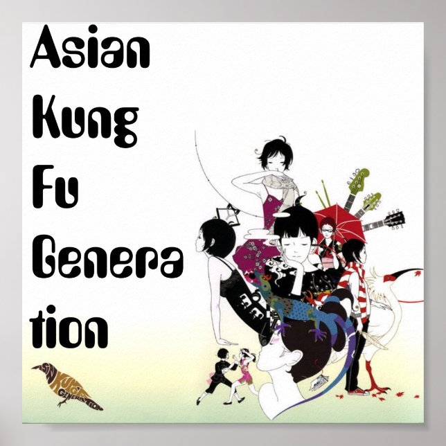 Asiatiska Kung fu Generation Poster (Framsidan)