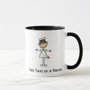 Asiatiska kvinnliga stick mugg