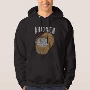 Asiatiska laos thai Food Khao Niew Sticky Ris Hoodie