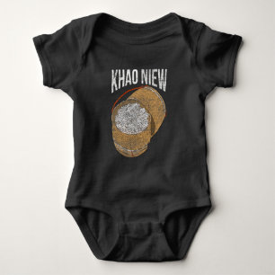 Asiatiska laos thai Food Khao Niew Sticky Ris T Shirt