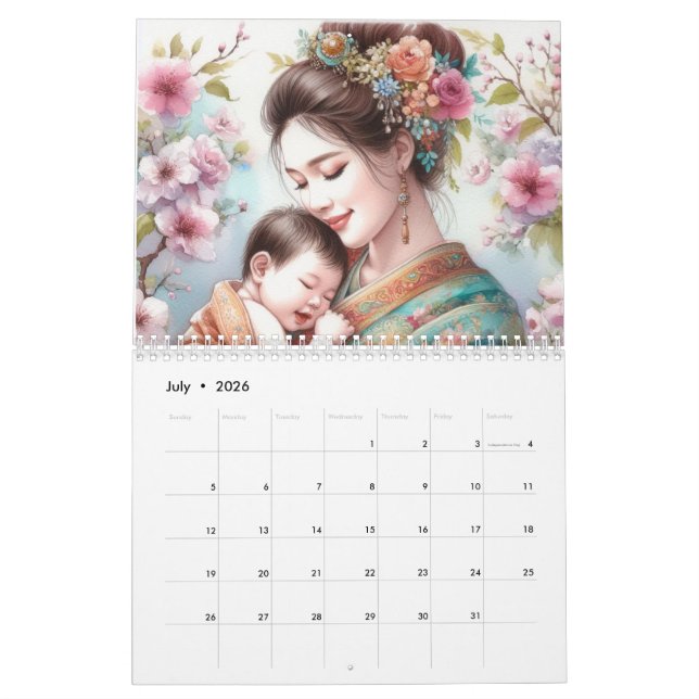 Asiatiska Mammorna Kalender (Jul 2026)