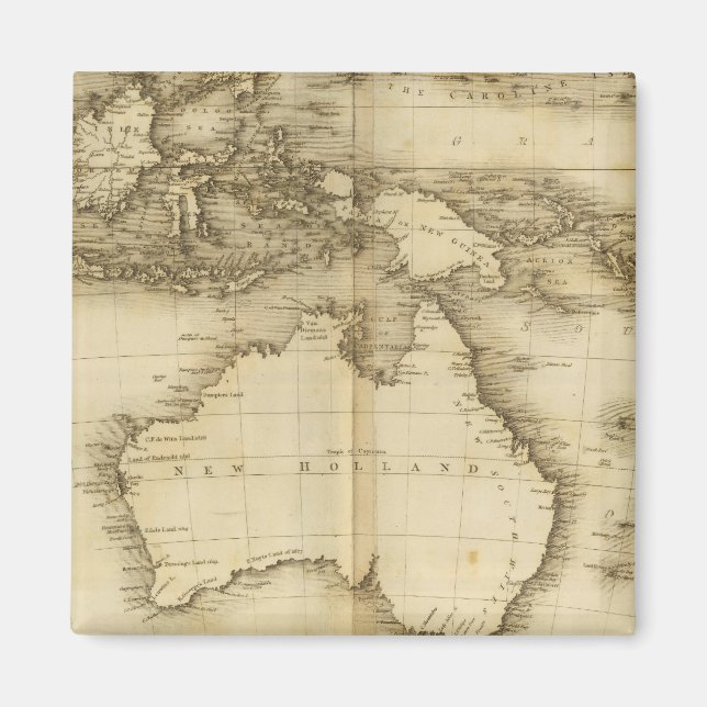 Asiatiska öarna magnet (Framsidan)