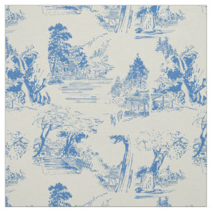 Asiatiska Toile Tyg