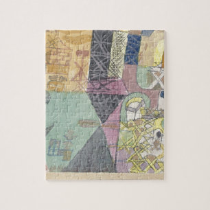 Asiatiska underhållare av Paul Klee Pussel