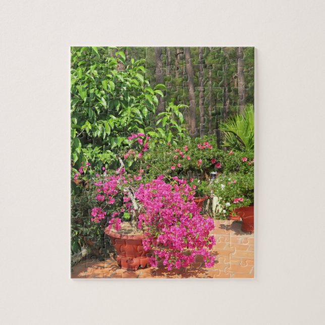 asiatiska, vietnamesiska, konst, skulptur, buddha, pussel (Vertikal)