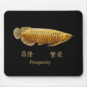 Asiatiskt Arowana fiskvälstånd Mousepad Musmatta
