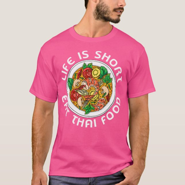 Asiatiskt Cuisine Thailand Livsmedelskällan Life ä T Shirt (Framsida)