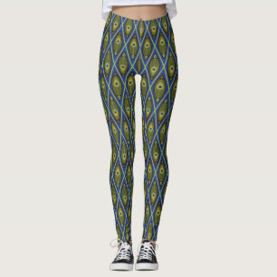 Asiatiskt mönster leggings