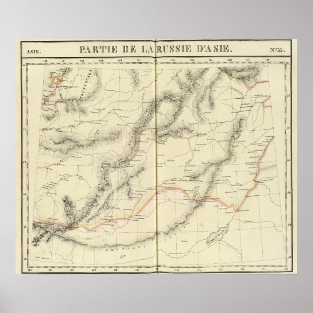 Asiatiskt Ryssland, Asien 33 Poster (Framsidan)